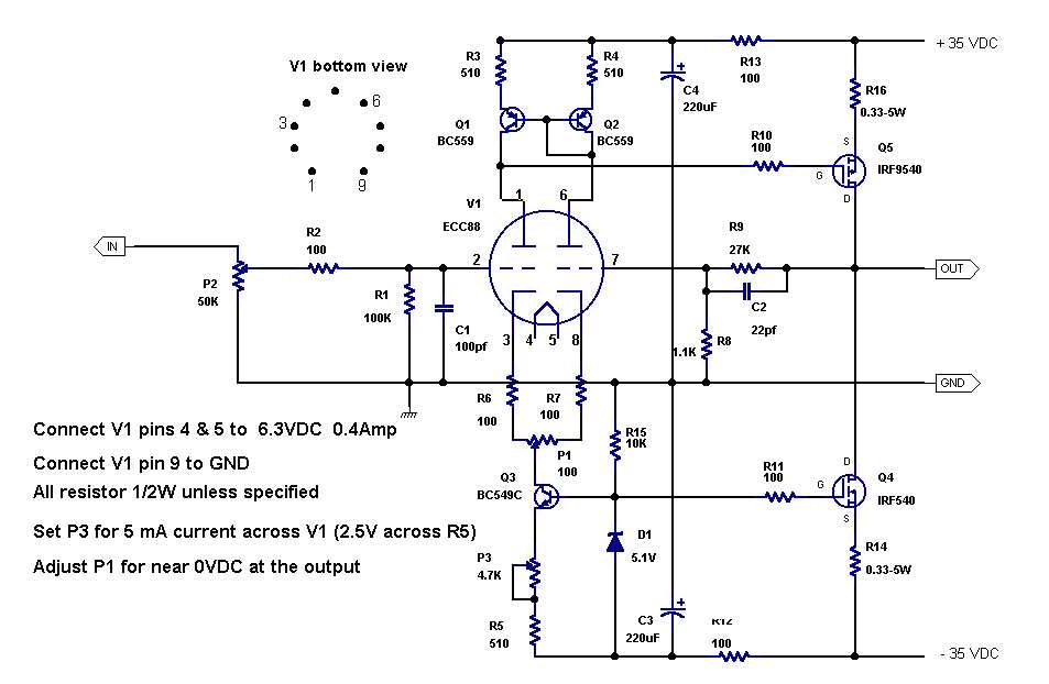 TUBE/MOSFET/BJT hibrid amp