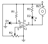 Low Voltage Alarm circuit