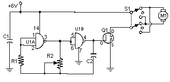 Pulse Width Modulation DC Motor Control – Circuit Schematic