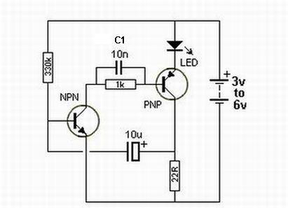 transistors Role of capacitor in this circuit – Circuit Schematic