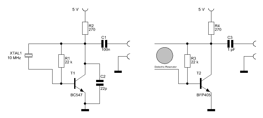 ghz oscillator – Circuit Schematic