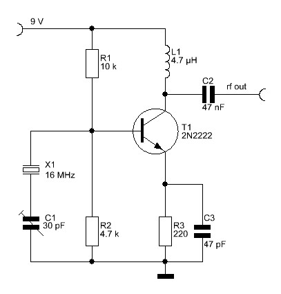 low noise oscillator design – Circuit Schematic