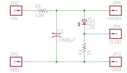 led discharge circuit