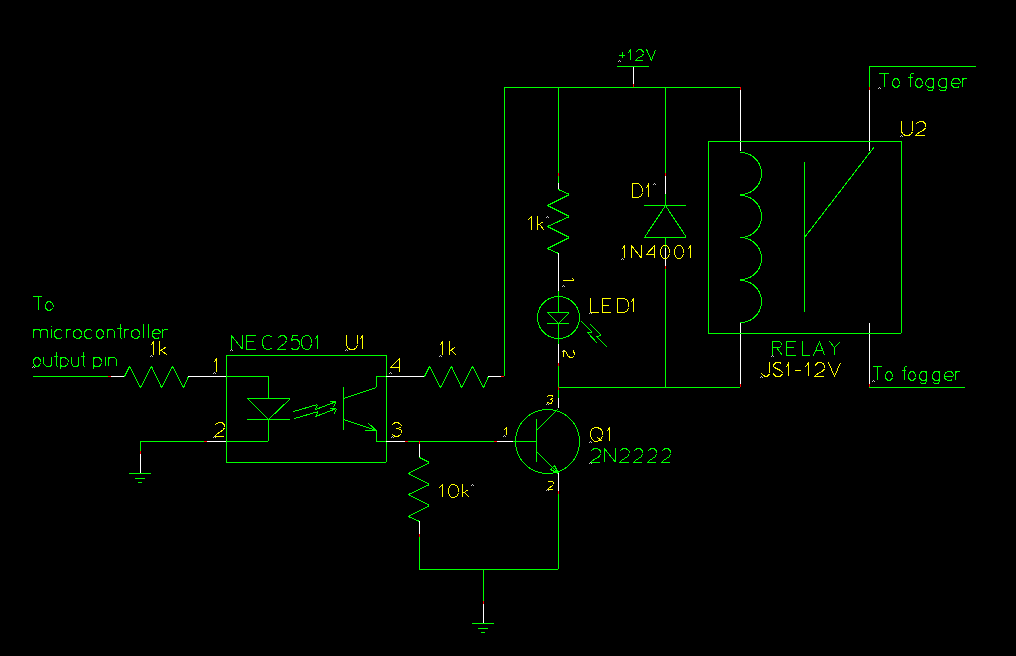 fogger timer circuit