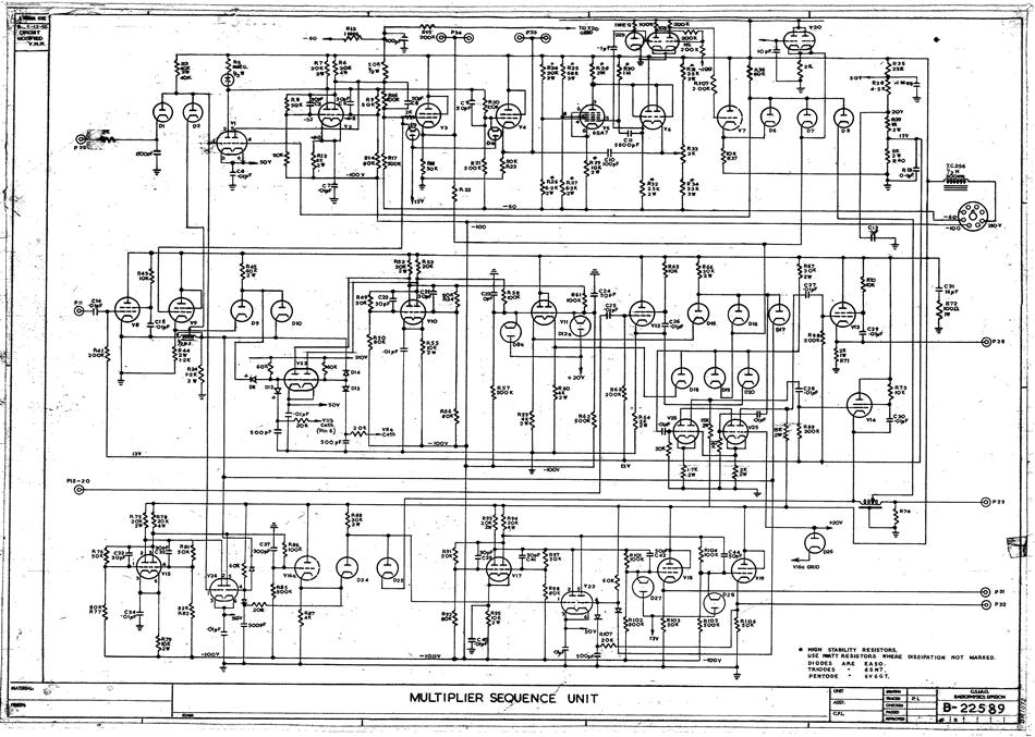 schematic computer multiplier sequence circuit