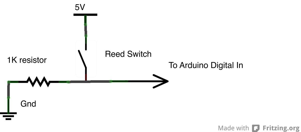 rear wheel tachometer – Circuit Schematic
