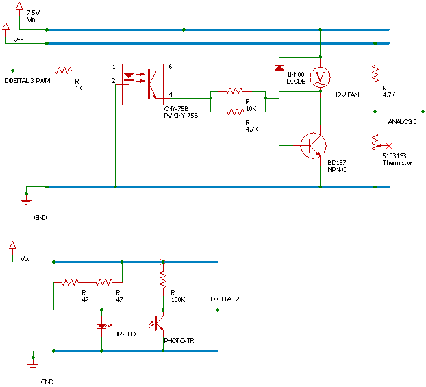 arduino freertos fan rpm video circuit