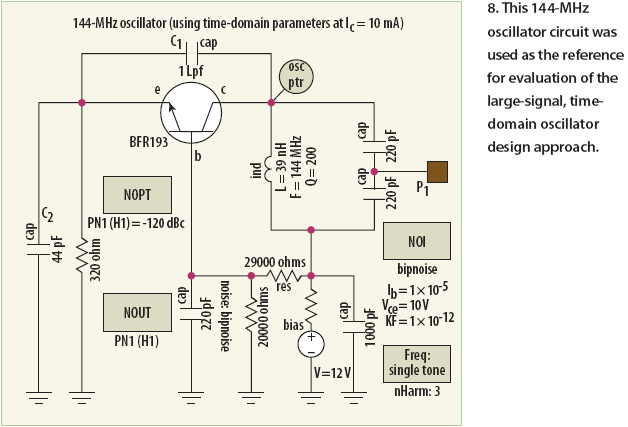 low noise vhf uhf oscillators circuit
