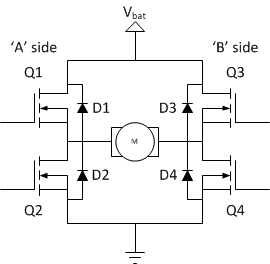 h-bridge basics circuit