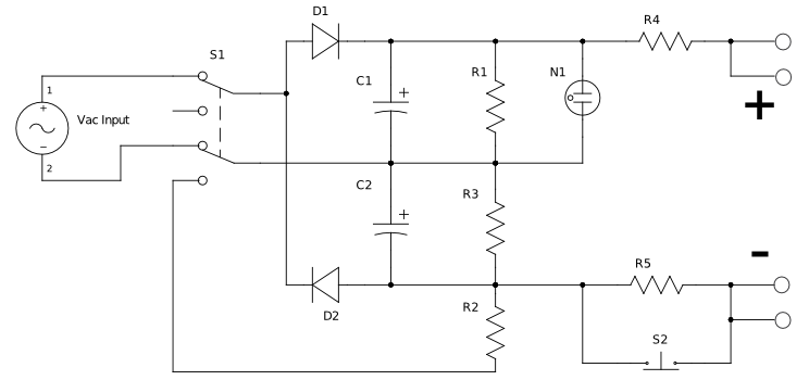 Zener diode tester – Circuit Schematic
