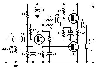 Mini Class A Audio Amplifier circuit
