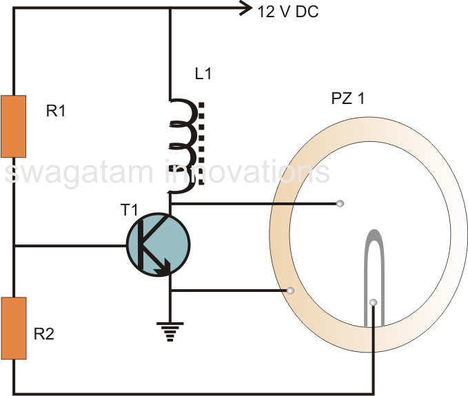 how to make simple piezo buzzer circuit – Circuit Schematic