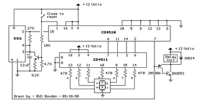circuit 9 second countdown power on
