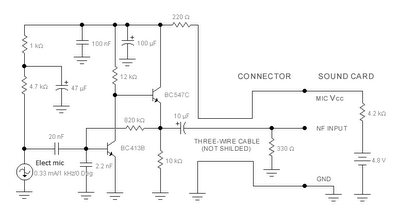 microphone computer circuit schematic – Circuit Schematic