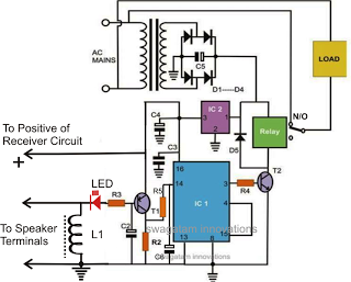how to make remote control circuit from circuit