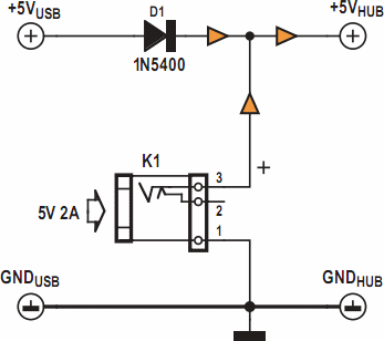  Upgrade Your USB Hub – Circuit Schematic