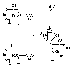 fet audio mixer schematics – Circuit Schematic