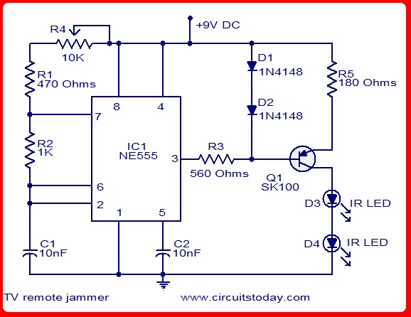 kode kunci satu transistor circuit