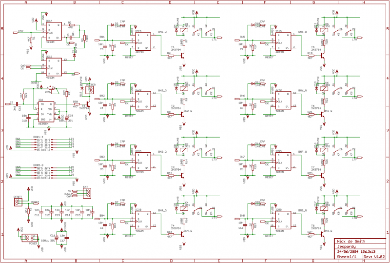 Fastest Finger First project circuit