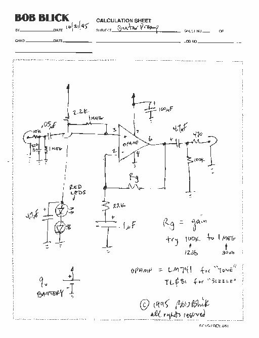Preamplifier circuit