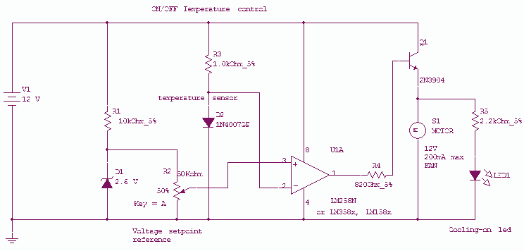 Temperature Controler switch circuit