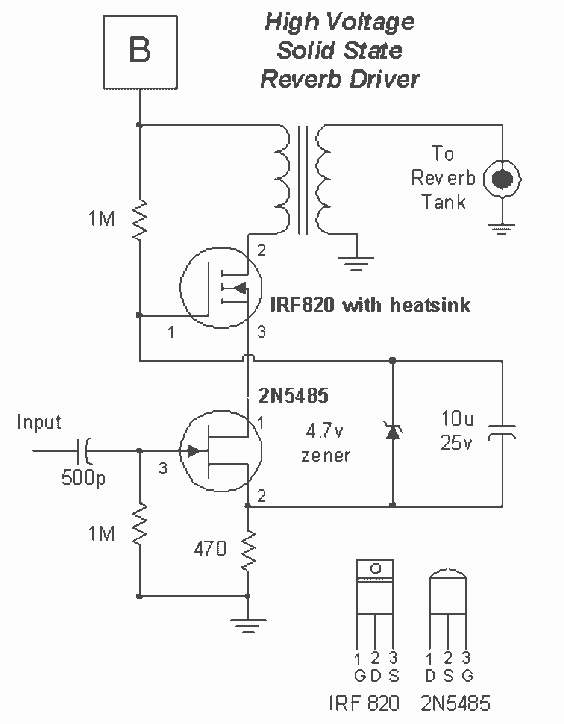 Tube circuits for Guitar Amplifiers circuit