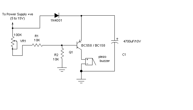 power supply alarm circuit