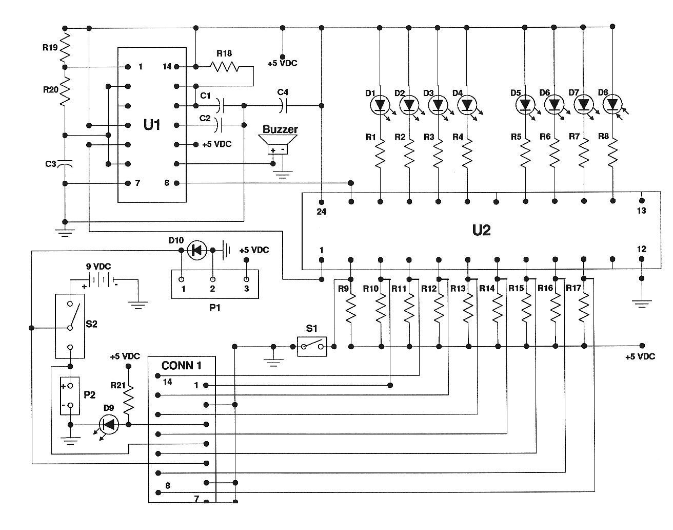 buzzer set – Circuit Schematic