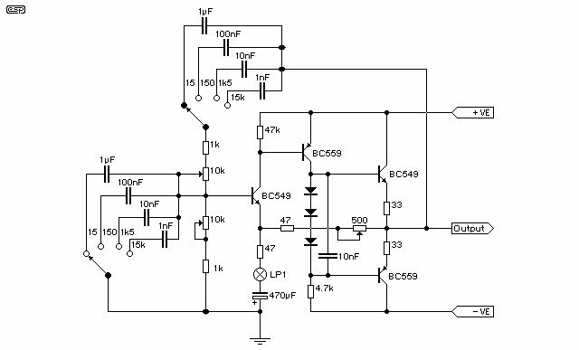 Audio Test Oscillator circuit