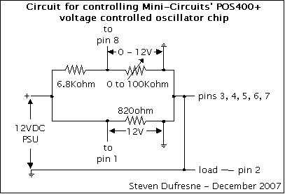 oscillator mcpos400 plus – Circuit Schematic