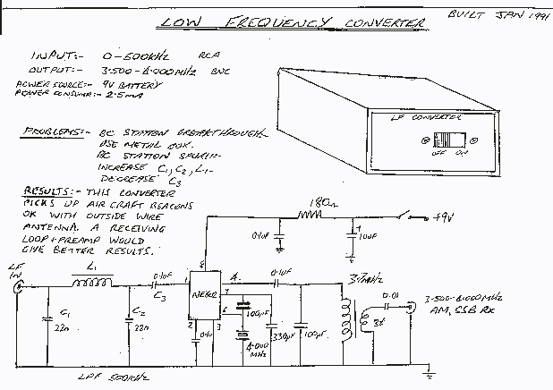 500kHz to 4 MHz Converter circuit