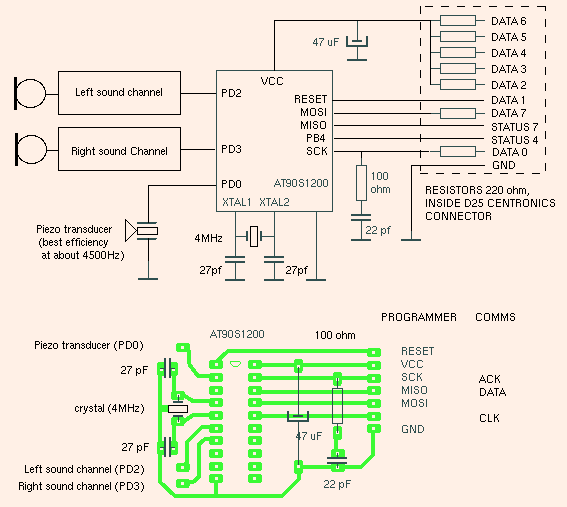 spider sound – Circuit Schematic