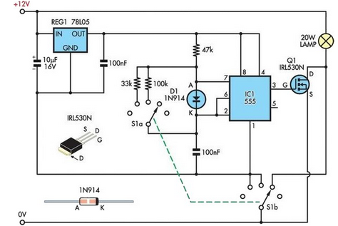 12V Halogen Dimmer circuit