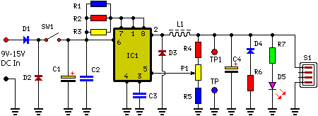 Mobile Phone and iPod Battery Charger circuit