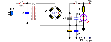25 Watt Audio Amplifier circuit