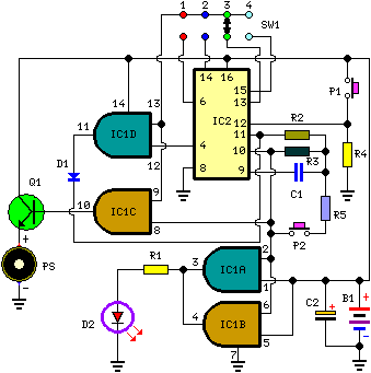 A Very Useful Timed Beeper Circuit Schematic circuit