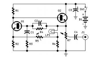 1KHZ Sine Wave Generator Circuit