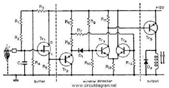 Flame gas and smoke detector – Circuit Schematic