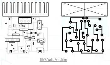 10w audio amplifier circuit schematic – Circuit Schematic