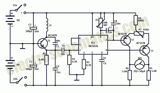 Home Made Metal Detector circuit