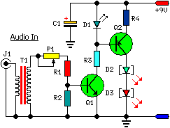 Low Power Wireless Audio Power Amplifier as baby mointor circuit