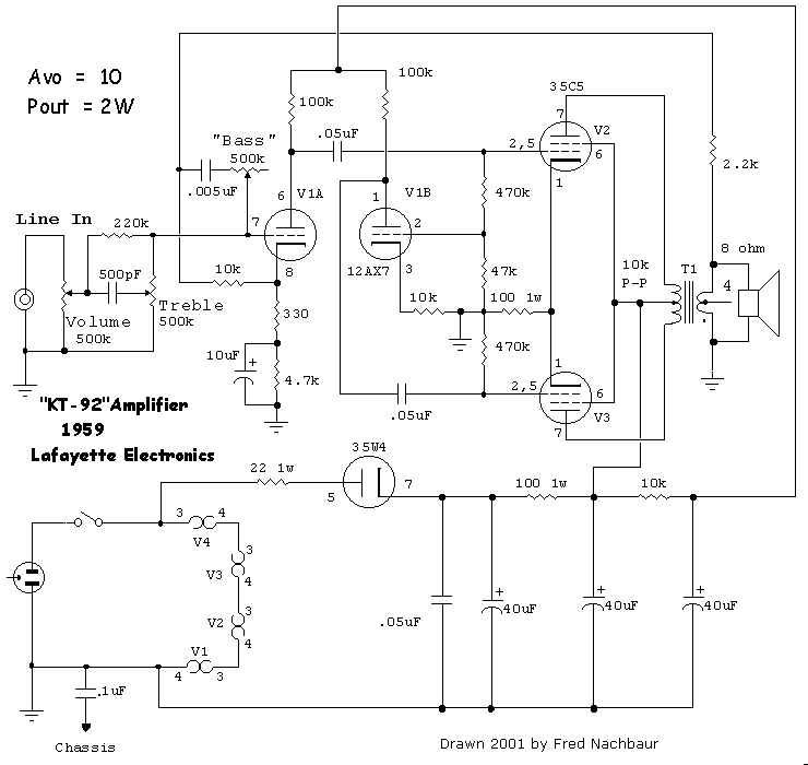 CLASSIC MINIMALIST AMPLIFIER circuit