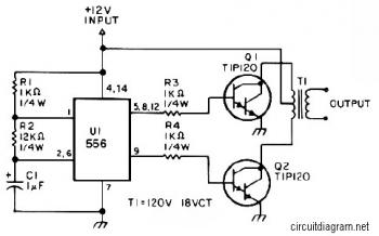 25W Low Power Inverter circuit