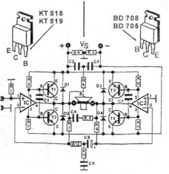 200 Watt High Quality Audio Amplifier circuit