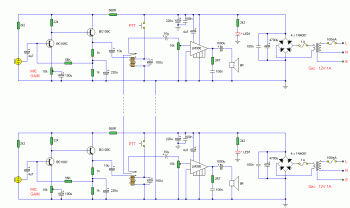 High Quality Intercom circuit – Circuit Schematic
