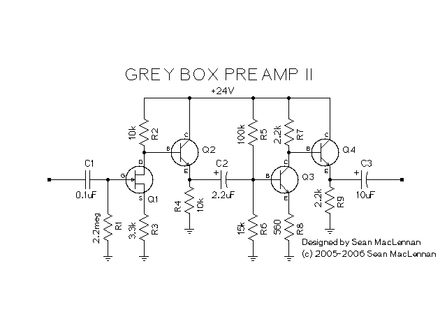 preamp – Circuit Schematic