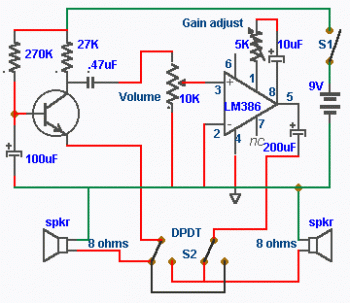 doorphone intercom – Circuit Schematic
