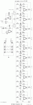 10 band graphic equalizer – Circuit Schematic
