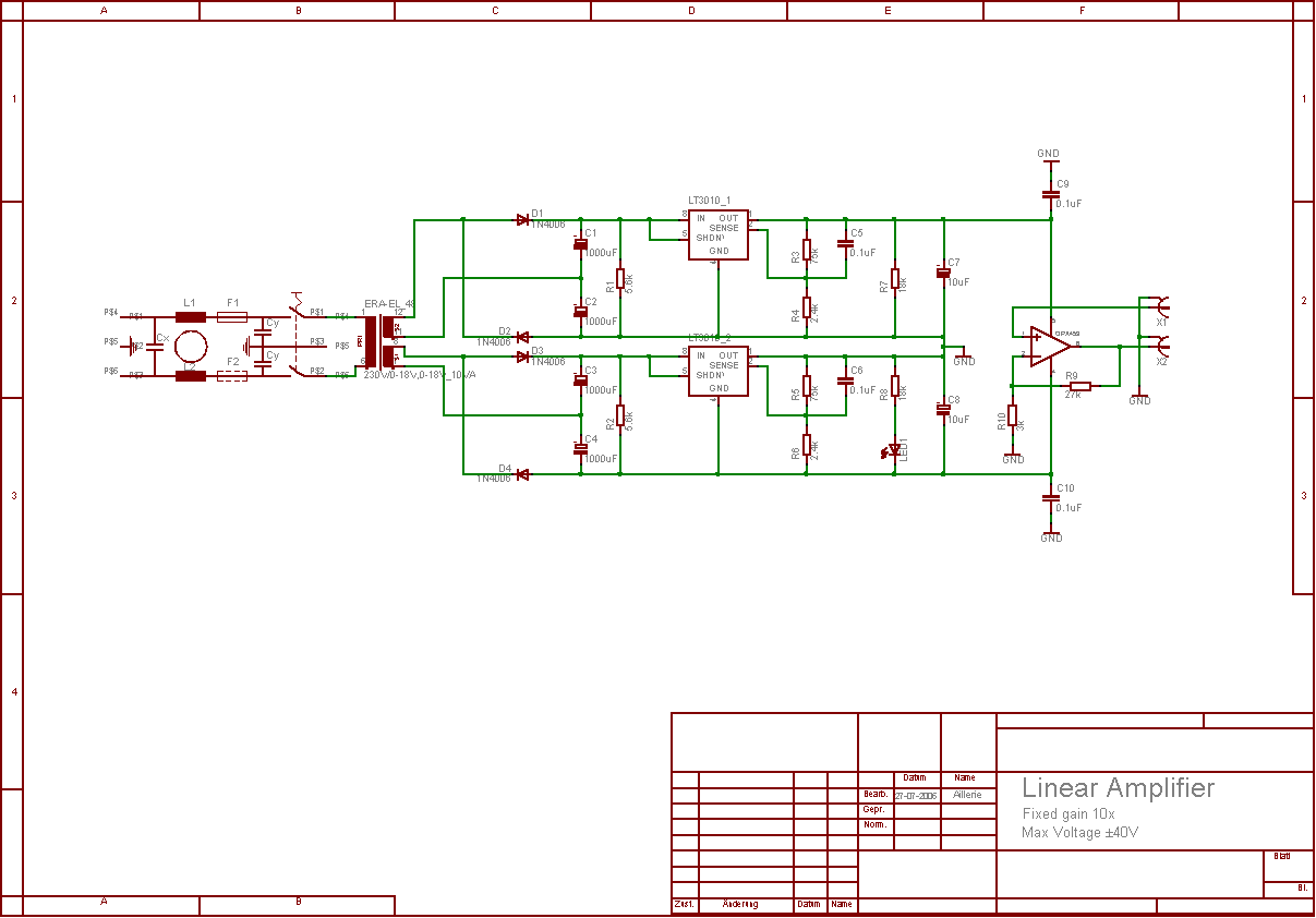 Linear Voltage multiplier circuit