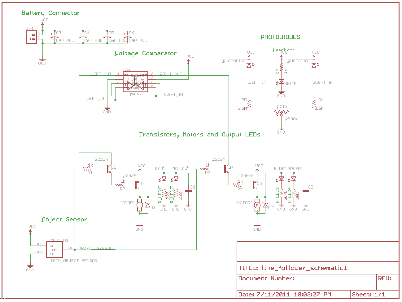 fun robot line followers circuit